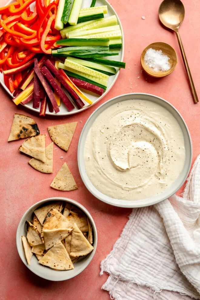 whipped feta dip with honey
