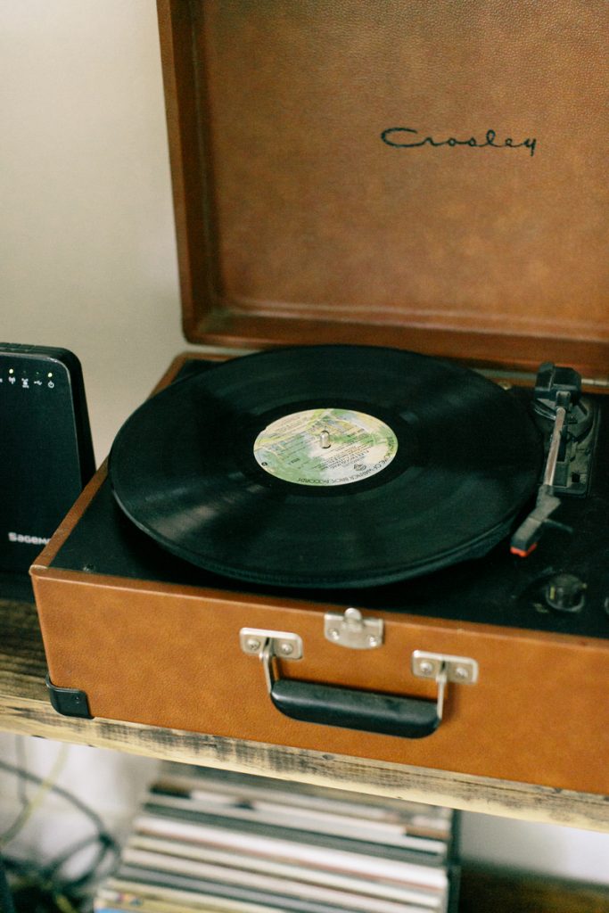 record player, vintage, Byron and Blue