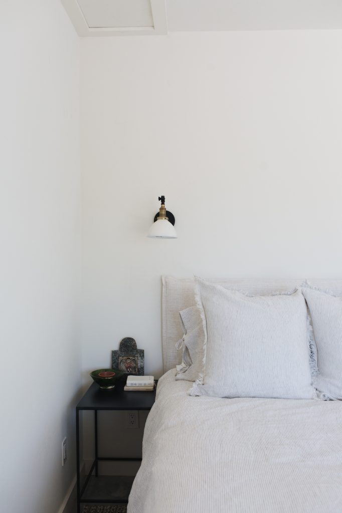 bedroom, Kate Zimmerman Turpin home, bed, sleep tips for parents