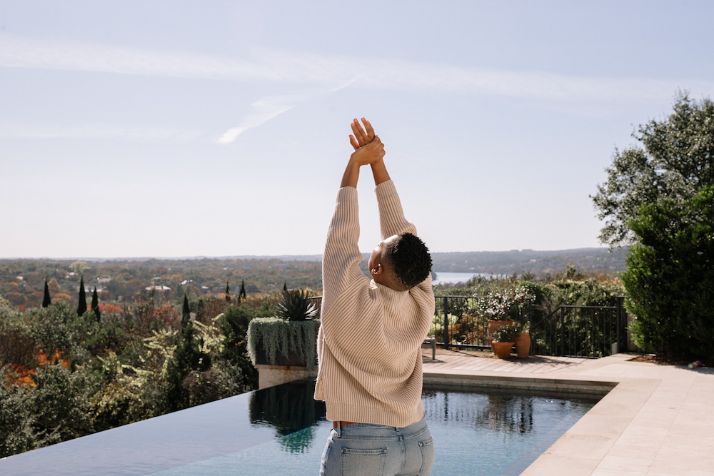 woman stretching, Riley Reed photography, pool_eating disorders