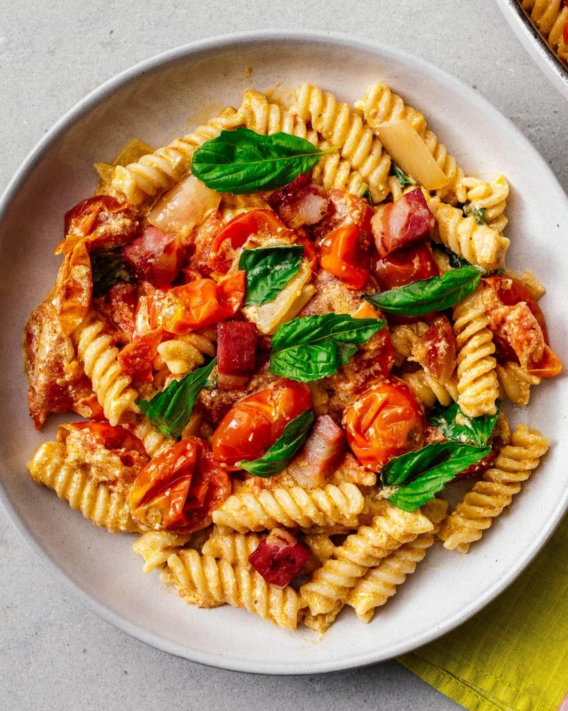 Easy Baked Feta Pasta_vegetarian slow cooker recipes