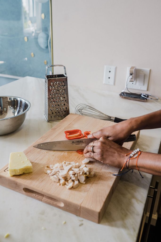 Lizzy Mathis, cutting board, food prep, meal prep_eating disorders