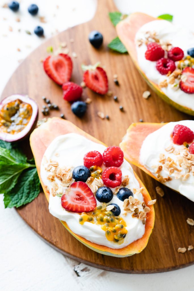 Tropical Papaya Boats_breakfast recipes for energy