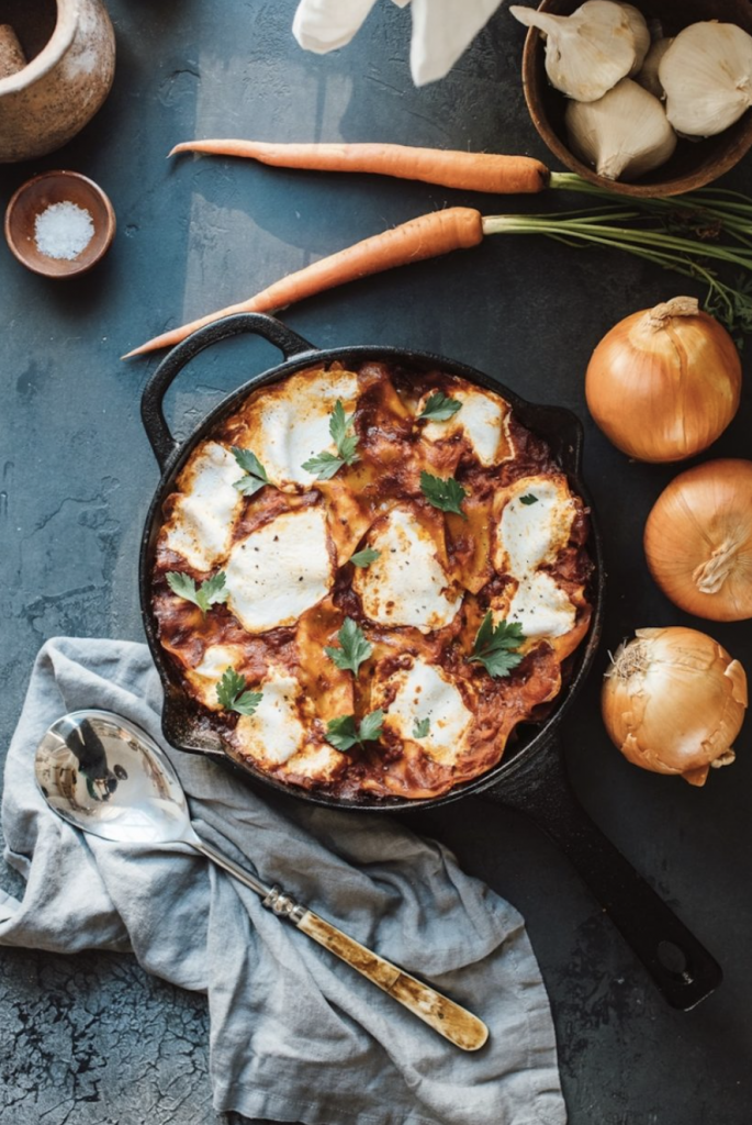 Skillet Eggplant Lasagna_easy gluten-free dinner recipes for the family