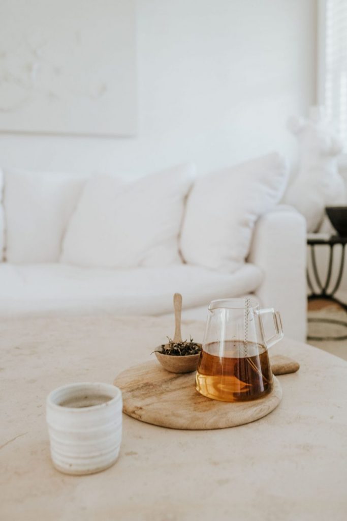 Janessa Leoné's morning routine tea set-up_out of a funk