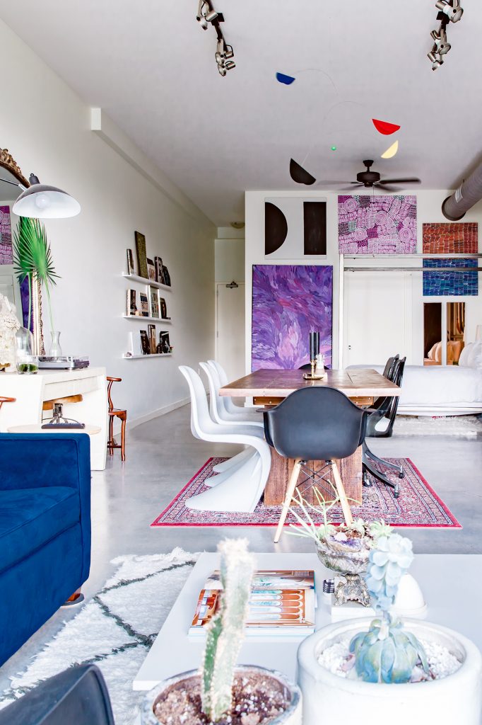 Laura Alexandra's art-filled Austin, Texas loft_affordable art prints