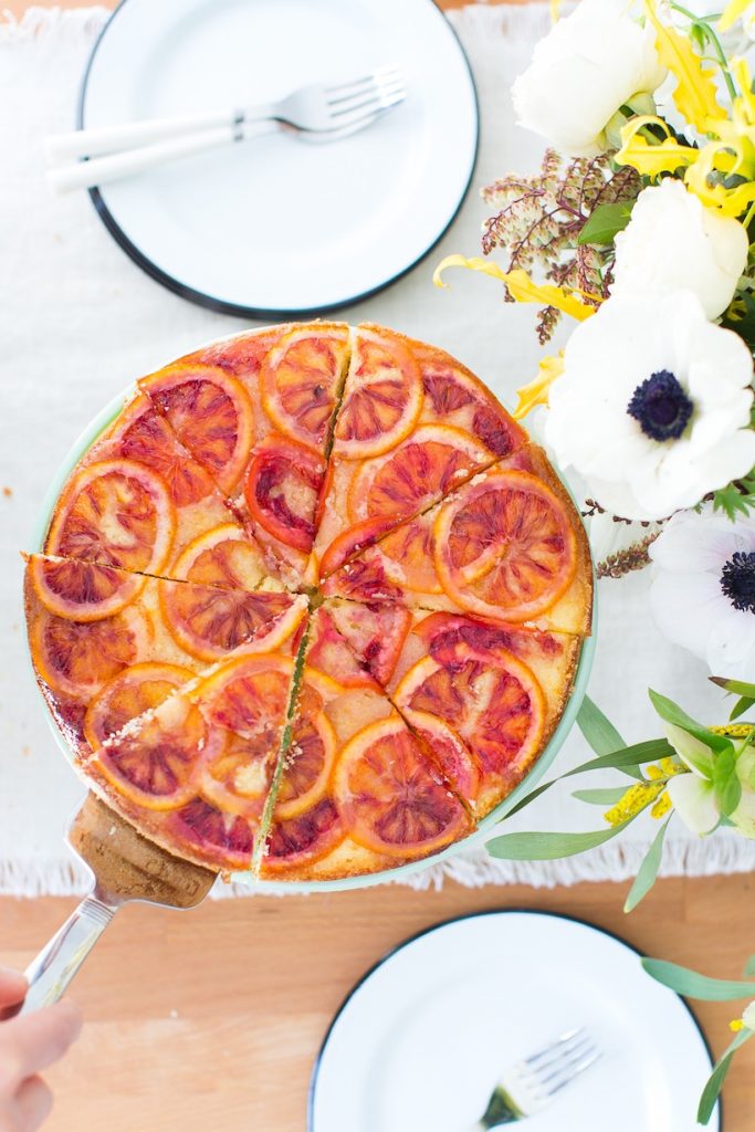 Blood Orange Upside Down Cake_easter desserts