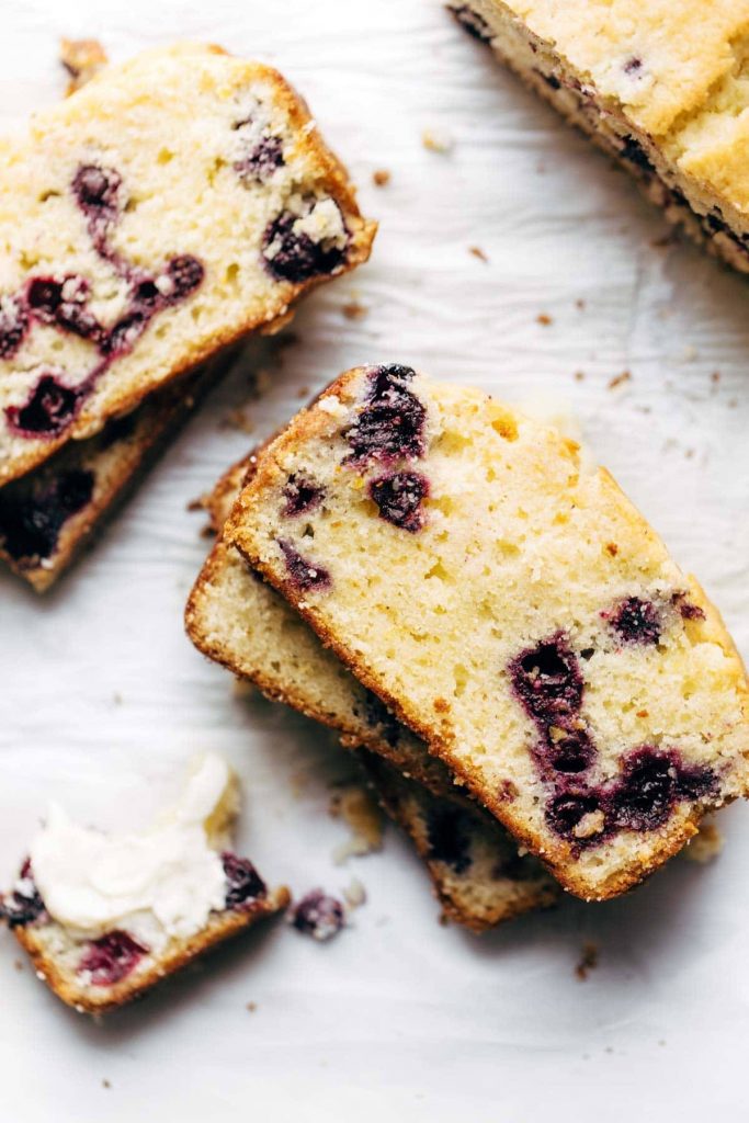 Springy Blueberry Lemon Bread_easter desserts