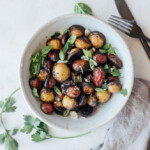 salt and vinegar crispy potatoes-best roast potatoes recipe