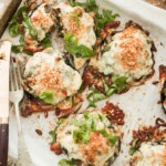 Stuffed Portobello Mushrooms with Caramelized Onions and Spinach