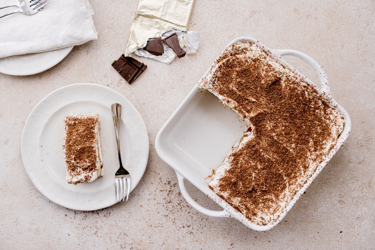 Easy Raspberry Tiramisu Recipe, summer dessert