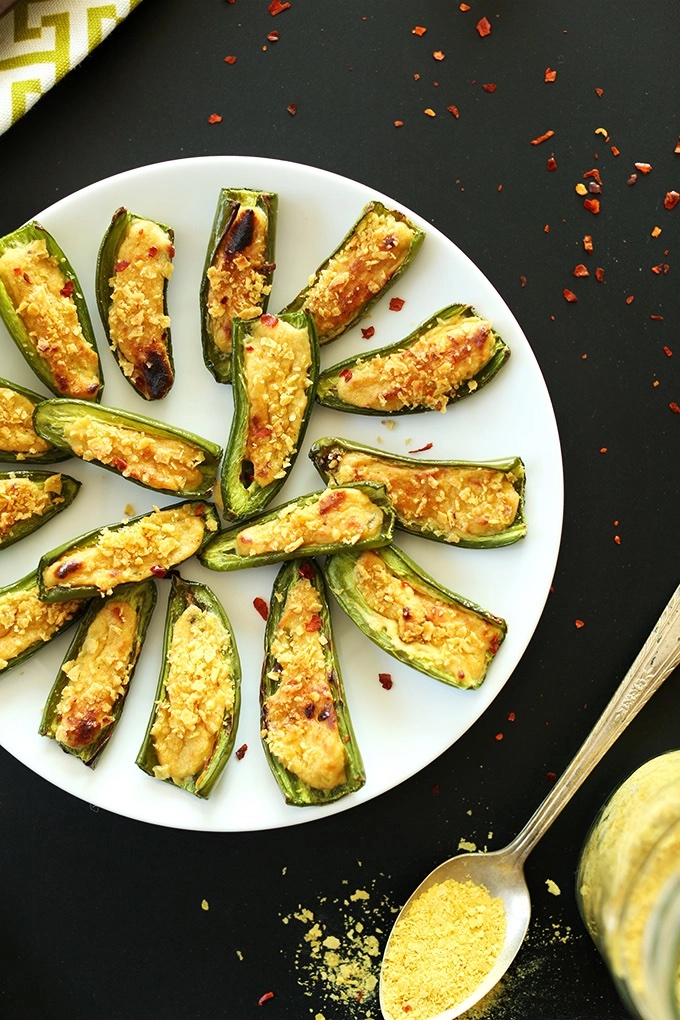 Vegan Jalapeño Poppers_summer appetizer recipes