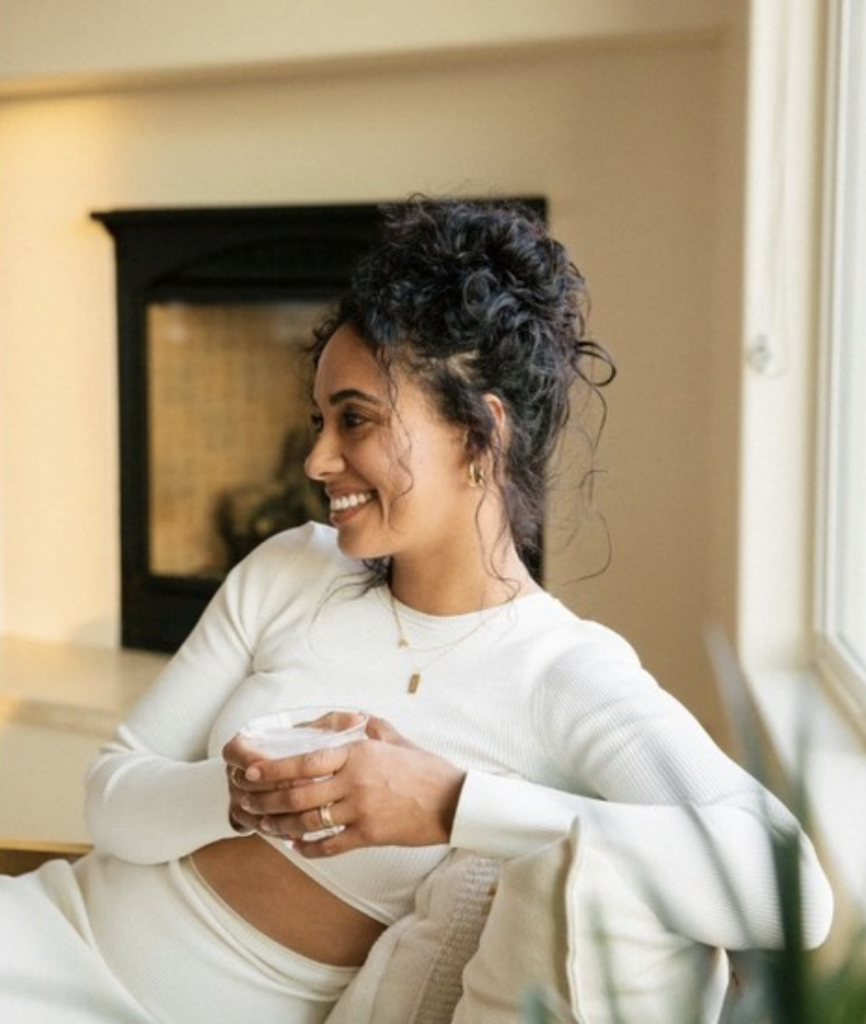 Brandy Smith holding cup of water_how to shift career