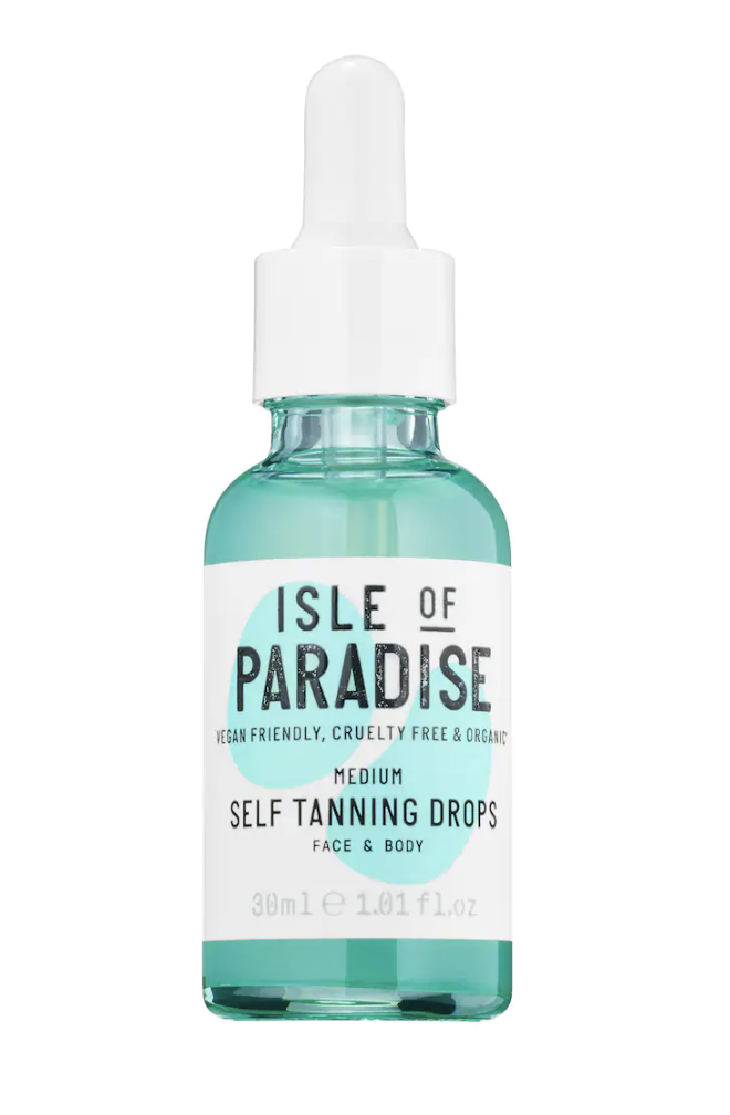 Isle of Paradise Self Tanning Glow Drops, best new sunless tanners