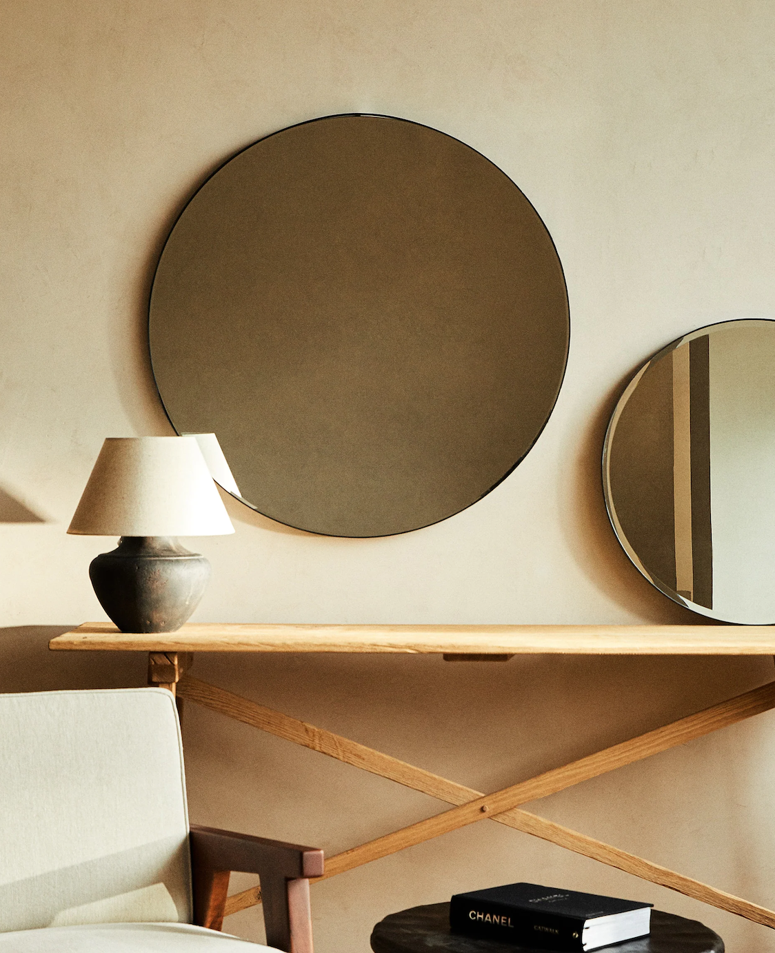 Zara Home Large Round Mirror
