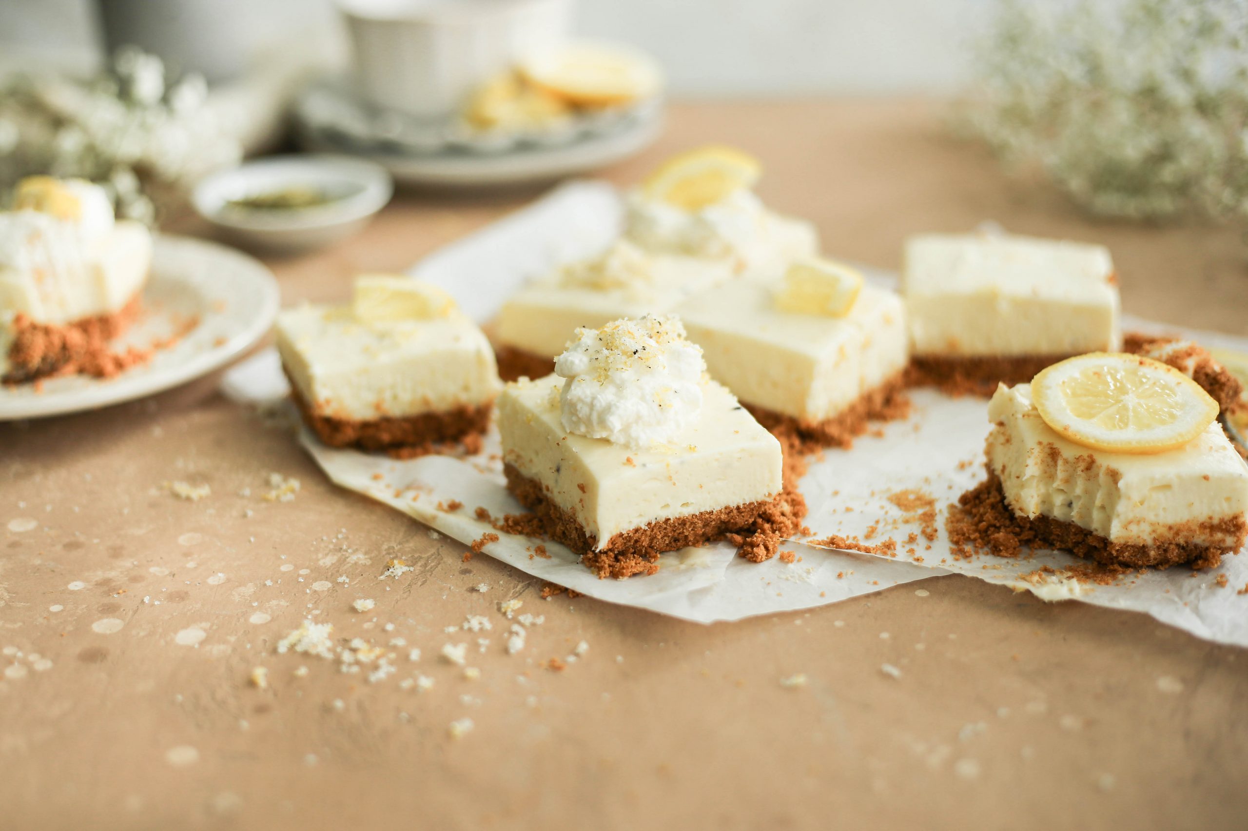 no bake lemon cardamom white chocolate slices - no bake summer dessert recipe