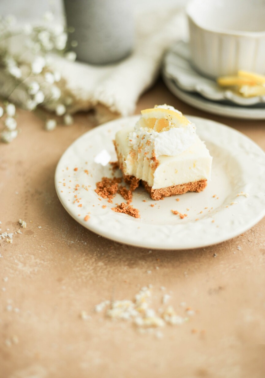 no bake lemon cardamom white chocolate slices - no bake summer dessert recipe