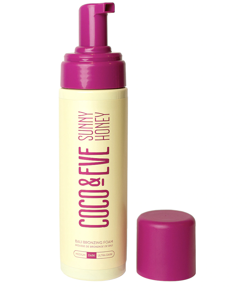 Cocoa and Eve Sunny Honey Bali Bronzing Foam, best new sunless tanners