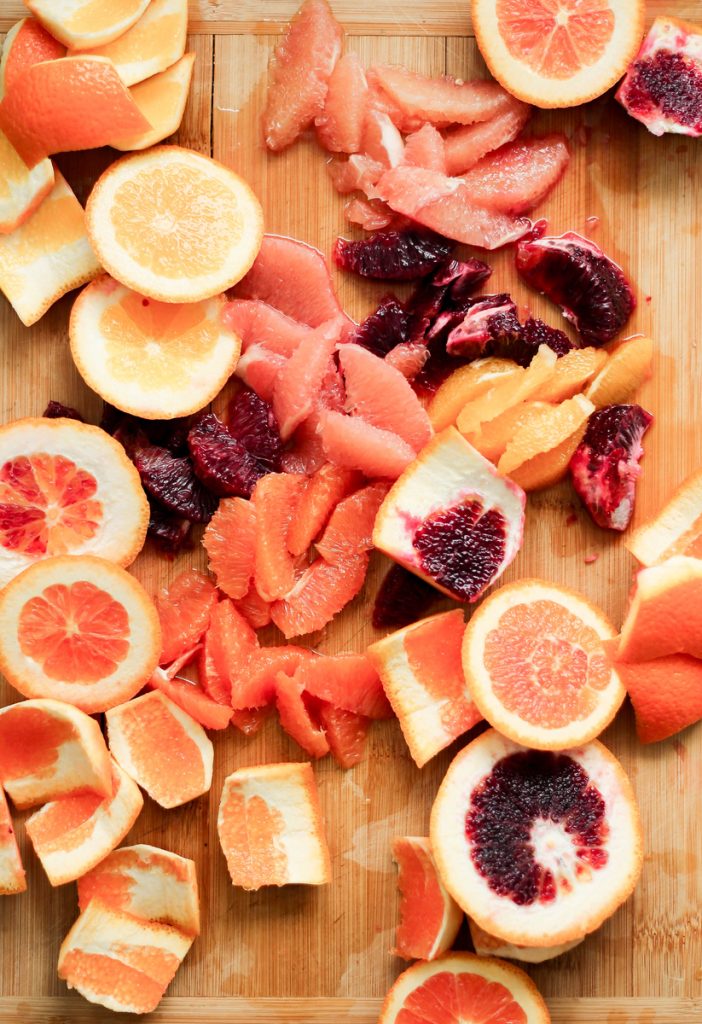Kale Citrus Salad_best high-fiber fruits