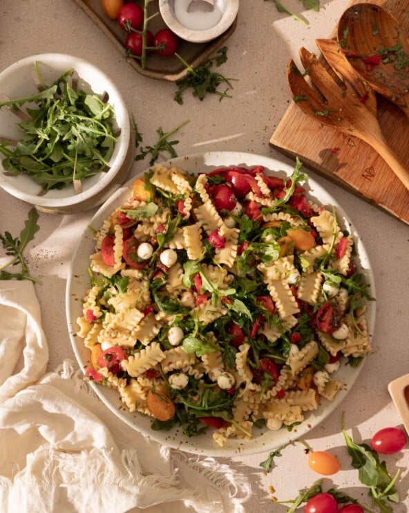 Caprese pasta salad