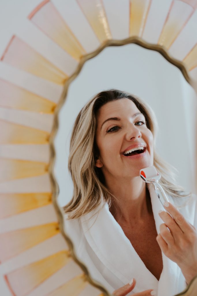 Inge Theron how to brighten skin