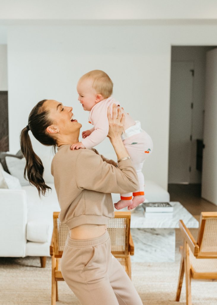 Megan Roup plays with son Harlow_last-minute Mother's Day gifts