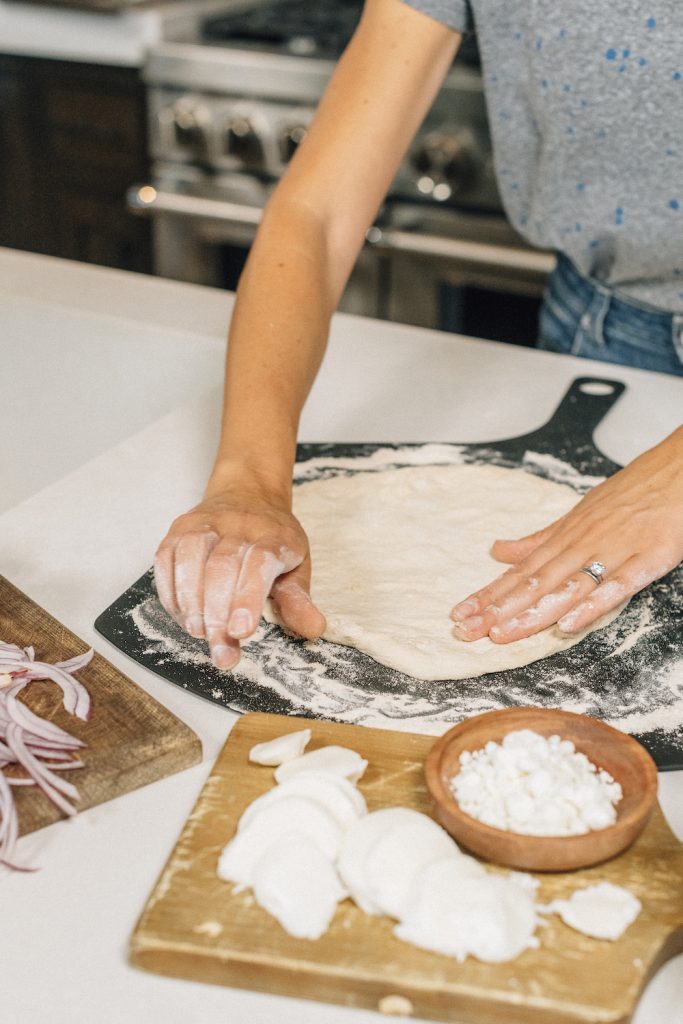 rolling pizza dough_how to store nuts