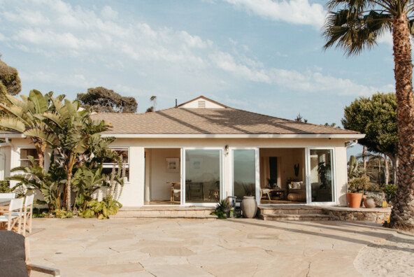 zuma beach house - camille styles malibu house - before