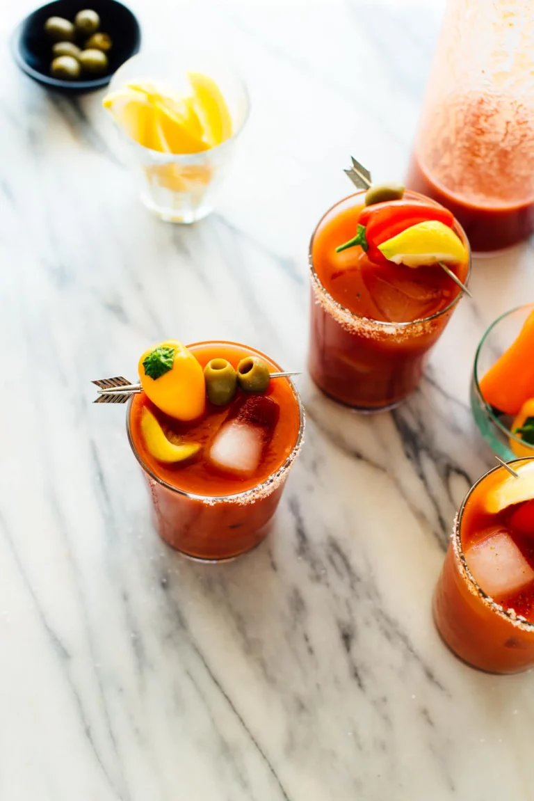 Homemade Bloody Marys From Cookie + Kate_father's day breakfast ideas