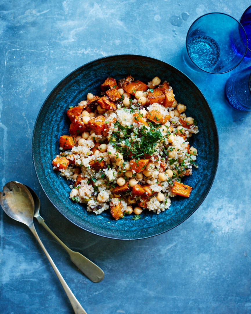 Butternut Squash and Crispy Quinoa Recipe_how to cook squash