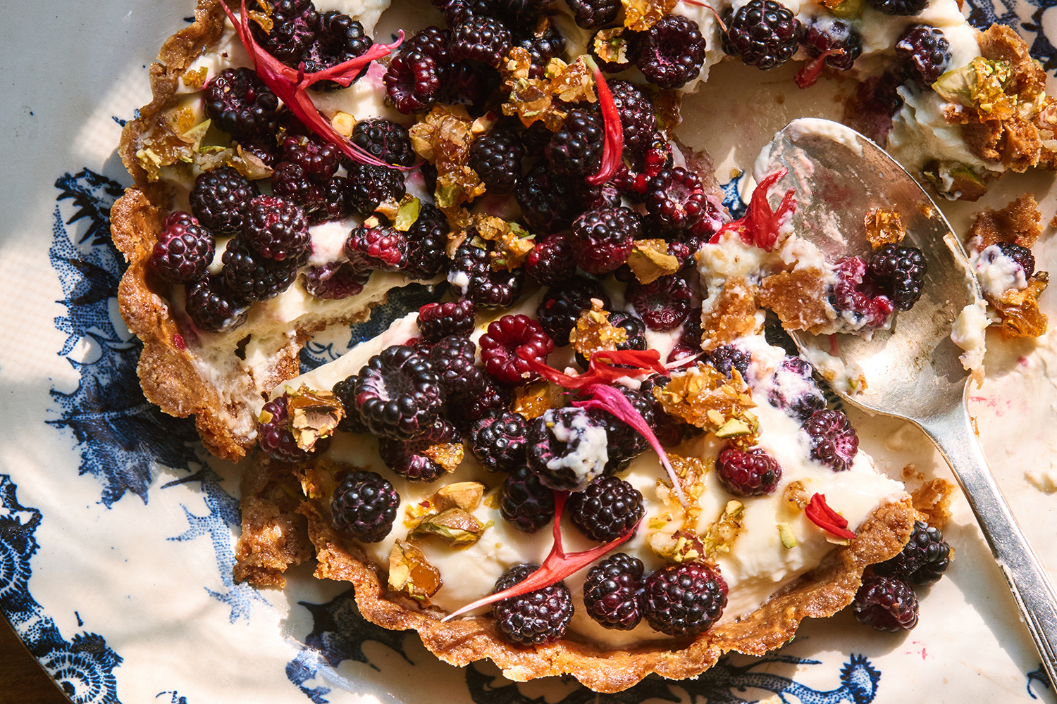 raspberry-bourbon mascarpone tartlets_labor day desserts