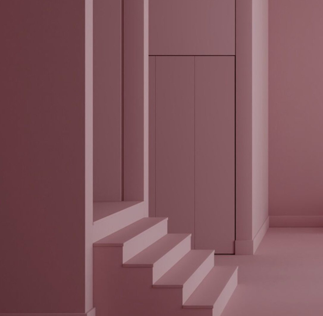 Light pink paint color