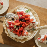 Strawberry pavlova