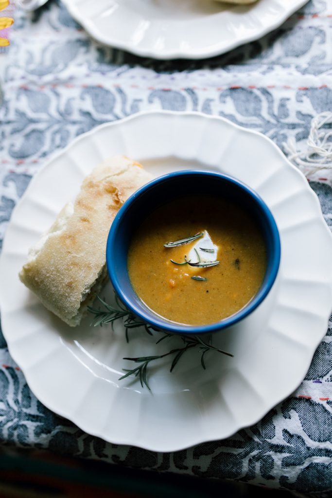 Roasted Root Vegetable Soup