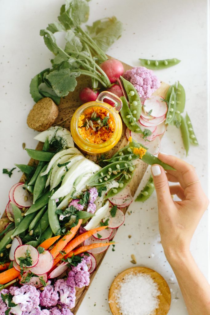 crudites platter