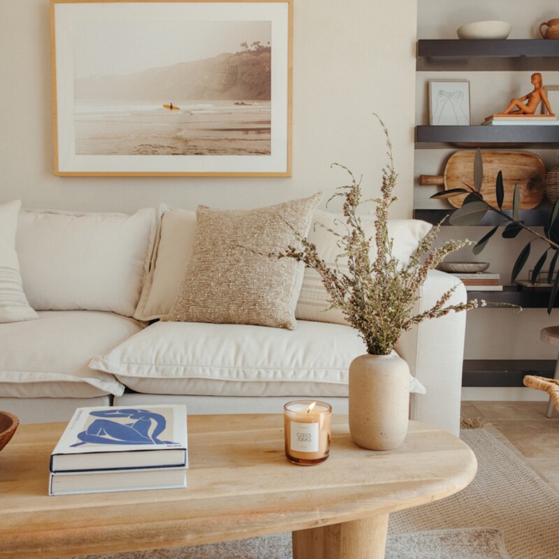 Cozy hygge living room