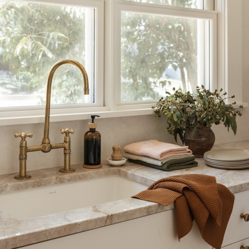 fall home organization clean kitchen