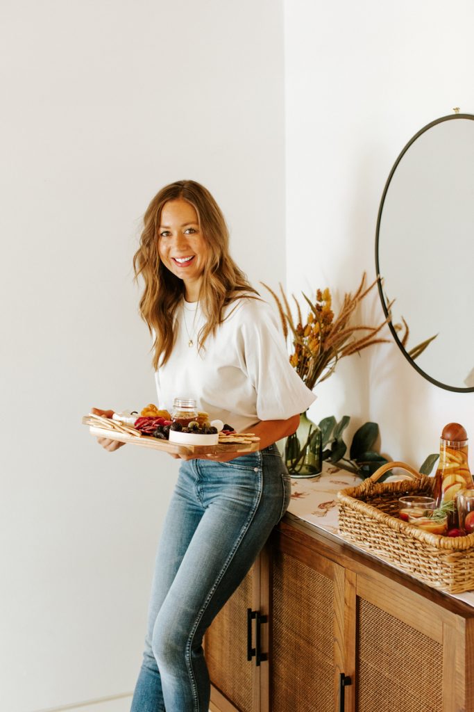 Camille Styles fall food table