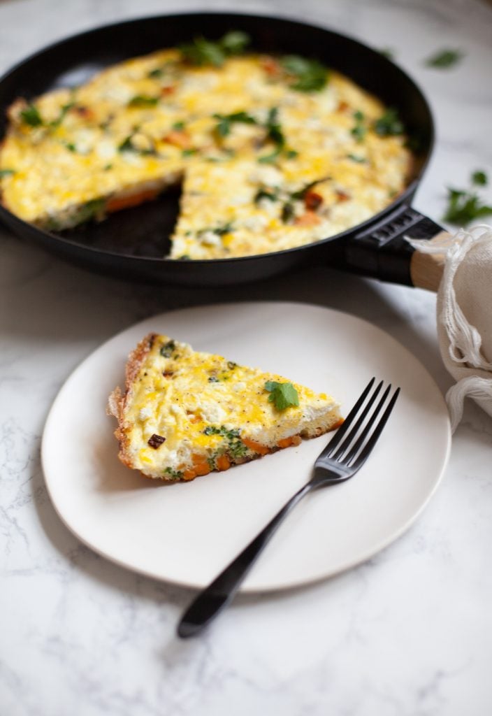 goat cheese frittata