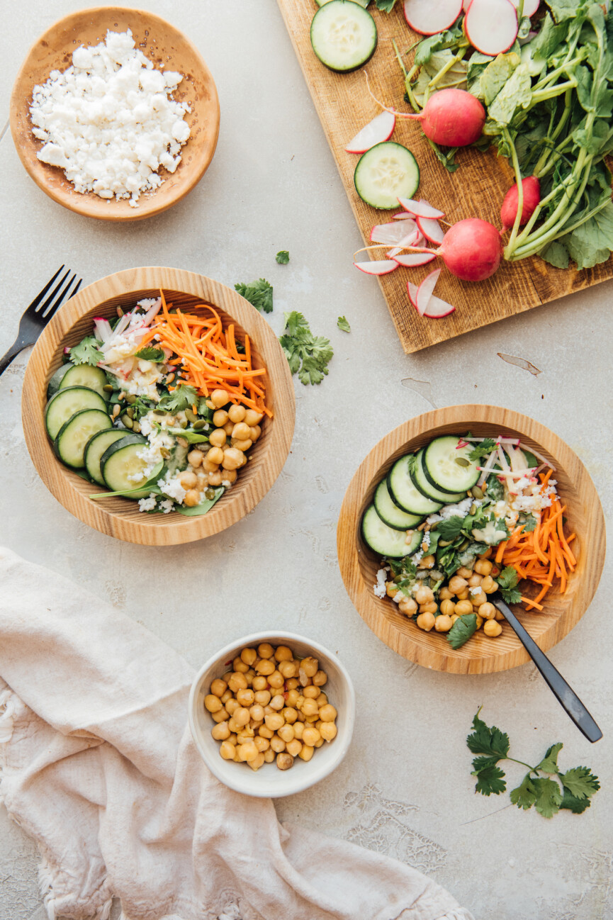 Mexican Chopped Salad Recipe with Honey-Shallot Dressing