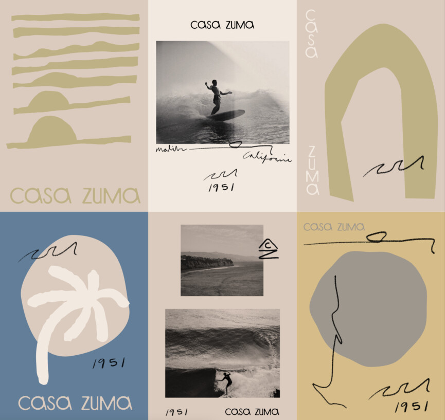 Casa Zuma Branding Elements in Context
