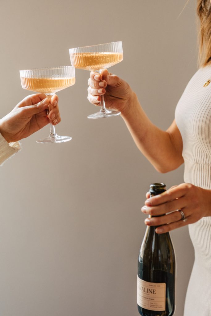 champagne toast_winter birthday ideas