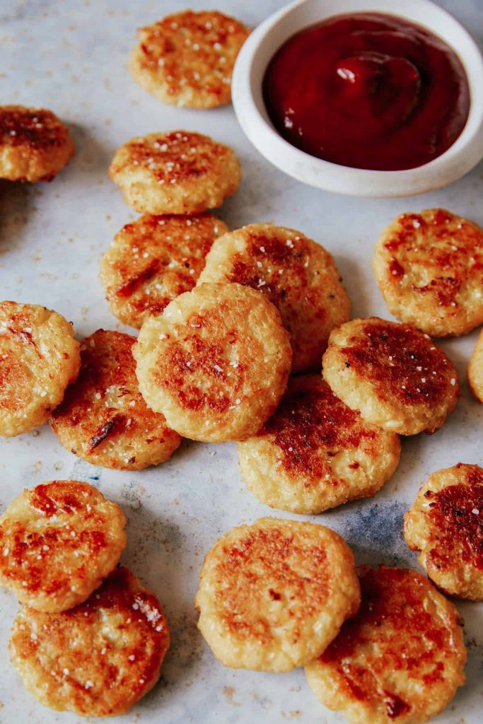 crispy baked cauliflower tots_vegan cauliflower rice recipes