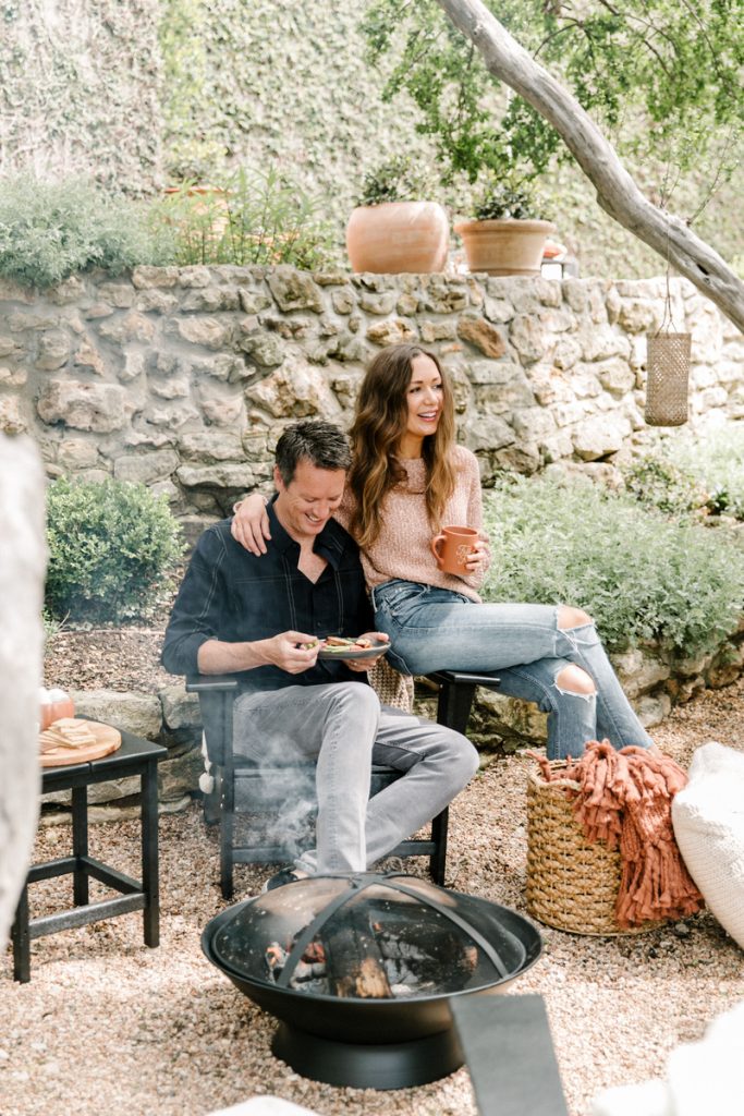 Camille Styles fall backyard party_how to build community