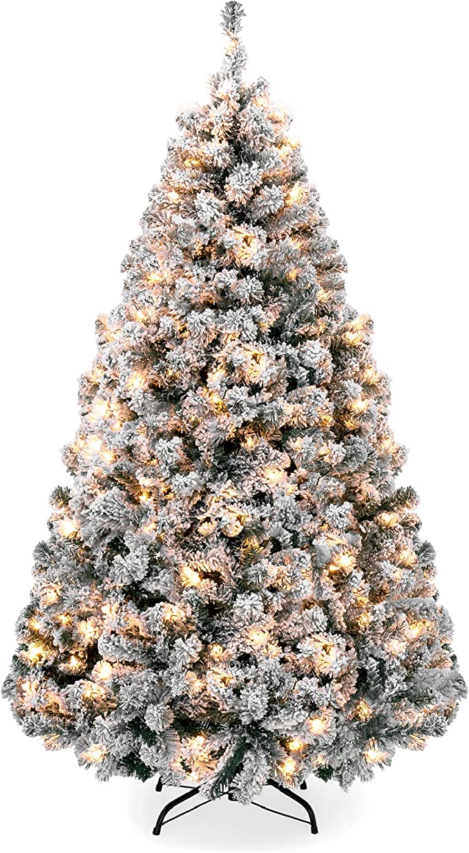 amazon flocked christmas tree