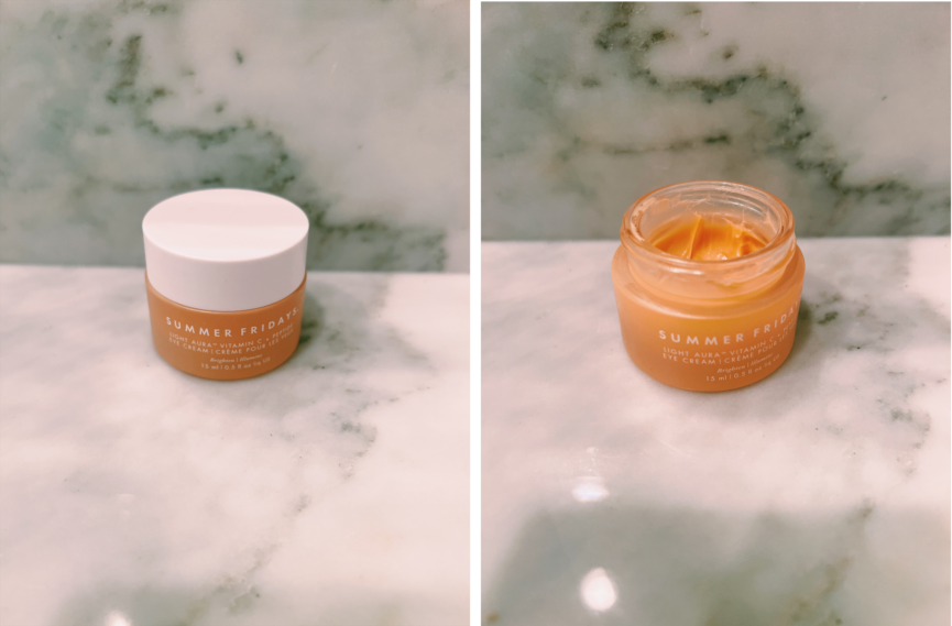 Summer Fridays light aura vitamin c eye cream