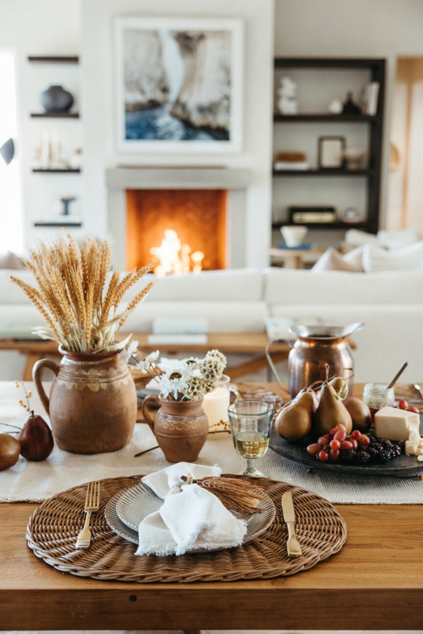 thanksgiving table decor ideas and trends 2022, simple easy