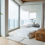 sheer drapes in malibu beach house