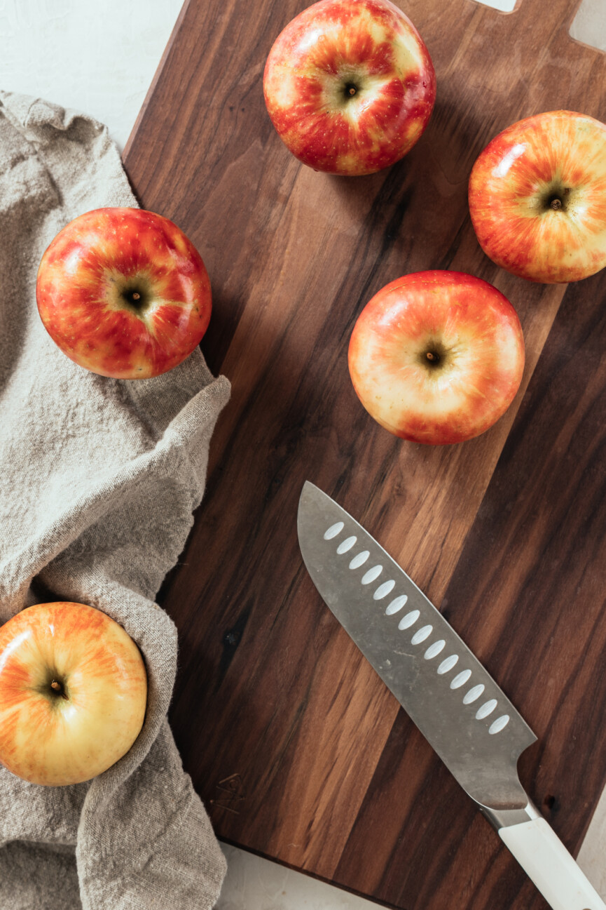 ingredients for cinnamon baked apples