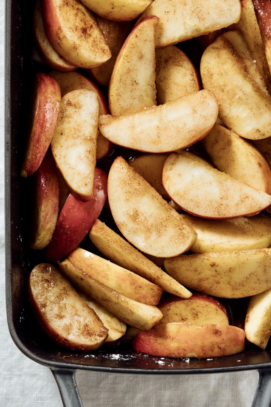 ingredients for cinnamon baked apples